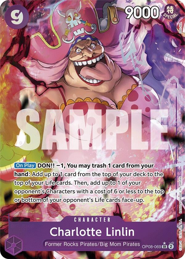 Image for Charlotte Linlin (Parallel) (OP08-069) - One Piece Card Game
