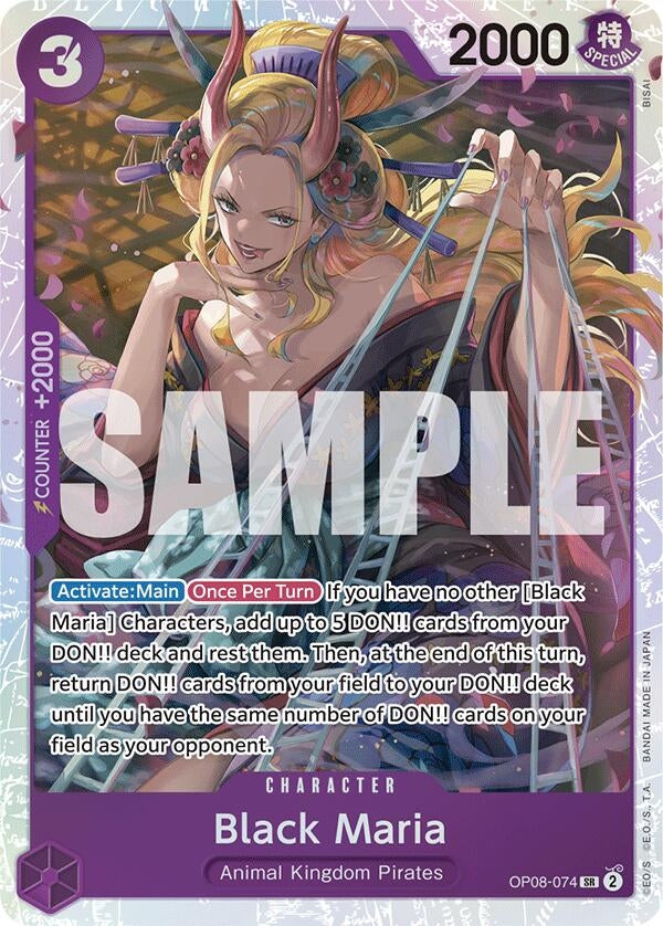Image for Black Maria (OP08-074) - One Piece Card Game