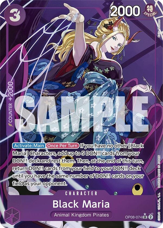 Image for Black Maria (Parallel) (OP08-074) - One Piece Card Game