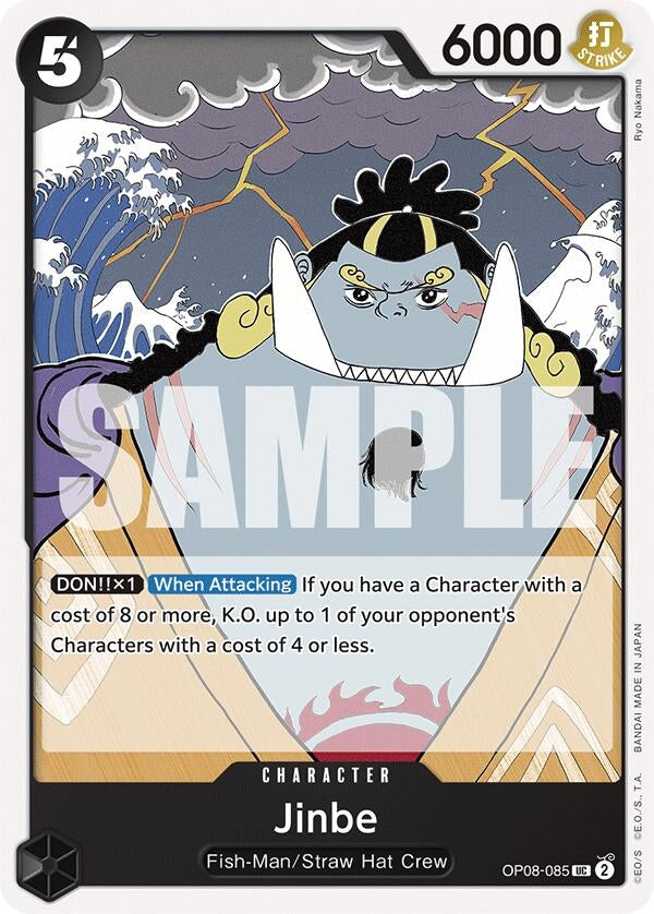 Image for Jinbe (OP08-085) - One Piece Card Game