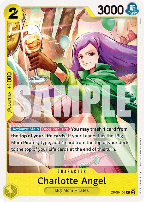 Image for Charlotte Angel (OP08-101) - One Piece Card Game
