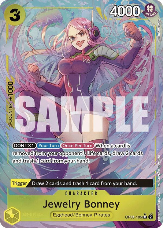Image for Jewelry Bonney (Parallel) (OP08-105) - One Piece Card Game