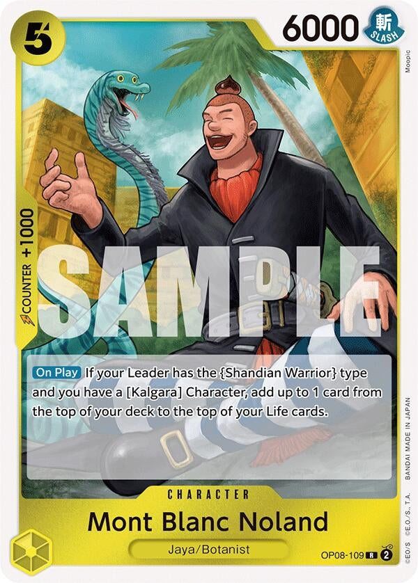 Image for Mont Blanc Noland (OP08-109) - One Piece Card Game