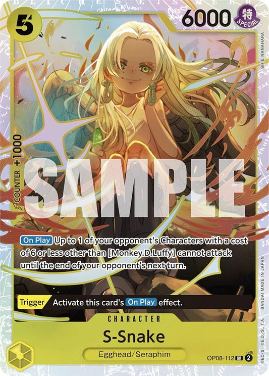 Image for S-Snake (OP08-112) - One Piece Card Game