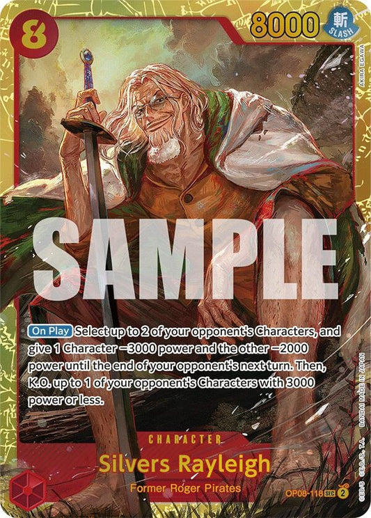 Image for Silvers Rayleigh (OP08-118) - One Piece Card Game