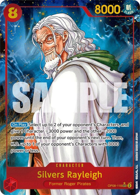 Image for Silvers Rayleigh (Parallel) (OP08-118) - One Piece Card Game