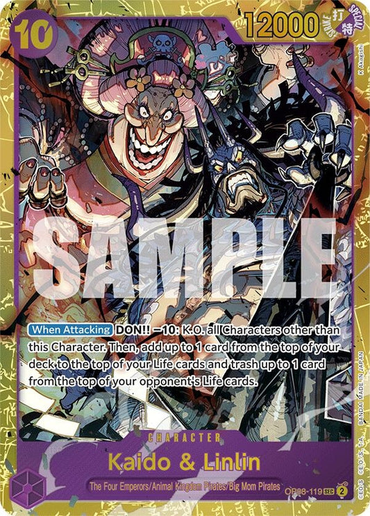 Image for Kaido & Linlin (OP08-119) - One Piece Card Game