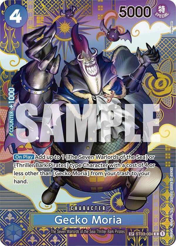 Image for Gecko Moria (SP) (ST03-004) - One Piece Card Game