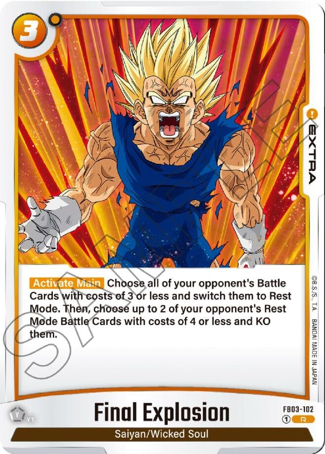 Image for Final Explosion (FB03-102) - Dragon Ball Super: Fusion World