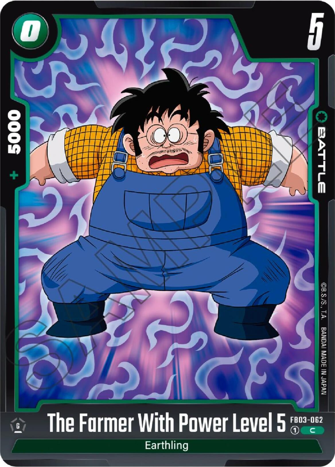 Image for The Farmer With Power Level 5 (FB03-062) - Dragon Ball Super: Fusion World