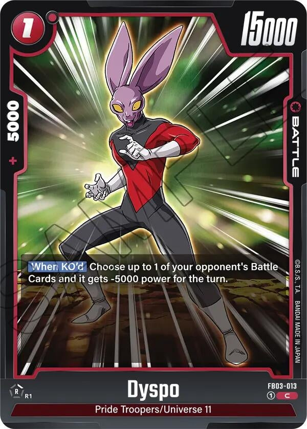 Image for Dyspo - FB03-013 (FB03-013) - Dragon Ball Super: Fusion World