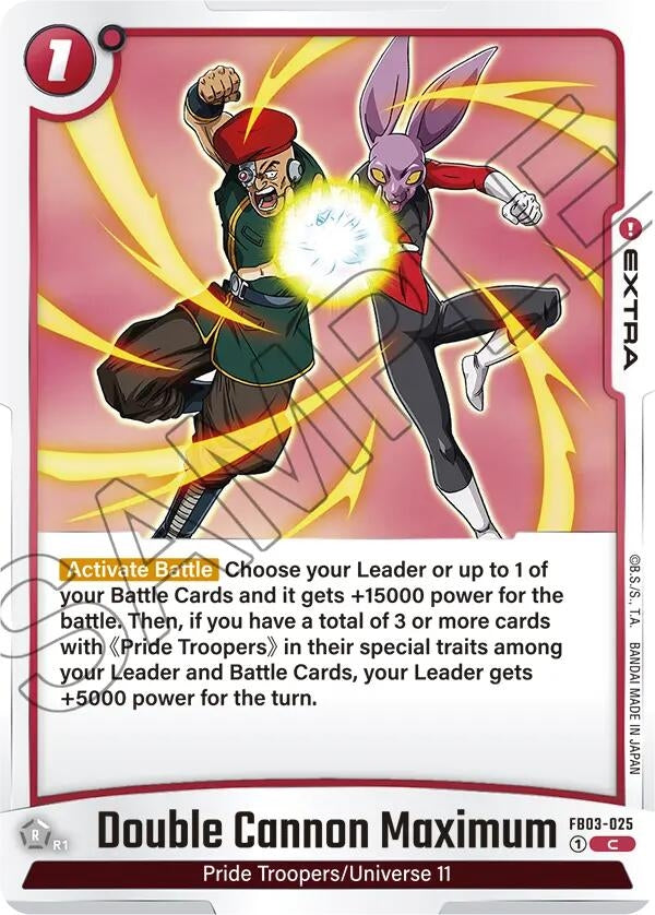 Image for Double Cannon Maximum (FB03-025) - Dragon Ball Super: Fusion World
