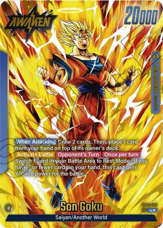 Image for Son Goku - FB03-027 (Alternate Art) (FB03-027) - Dragon Ball Super: Fusion World