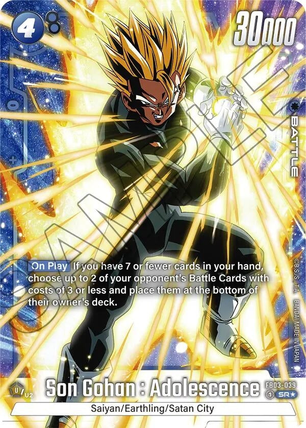 Image for Son Gohan : Adolescence - FB03-039 (Alternate Art) (FB03-039) - Dragon Ball Super: Fusion World