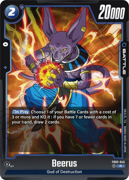 Image for Beerus - FB03-045 (FB03-045) - Dragon Ball Super: Fusion World