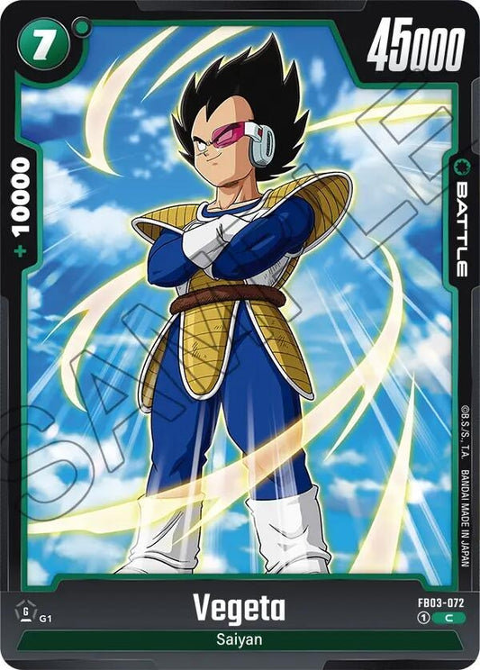 Image for Vegeta - FB03-072 (FB03-072) - Dragon Ball Super: Fusion World