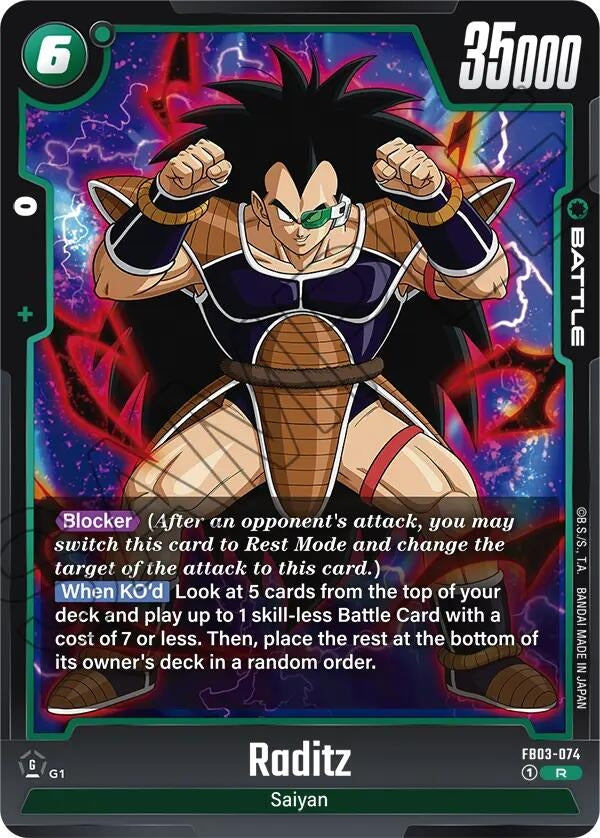 Image for Raditz - FB03-074 (FB03-074) - Dragon Ball Super: Fusion World
