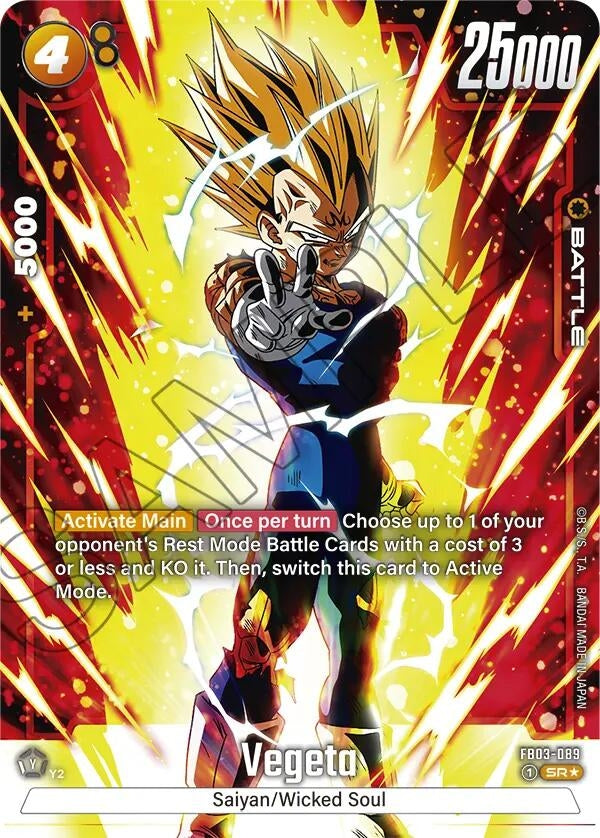 Image for Vegeta - FB03-089 (Alternate Art) (FB03-089) - Dragon Ball Super: Fusion World