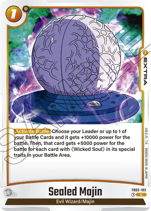 Image for Sealed Majin (FB03-103) - Dragon Ball Super: Fusion World