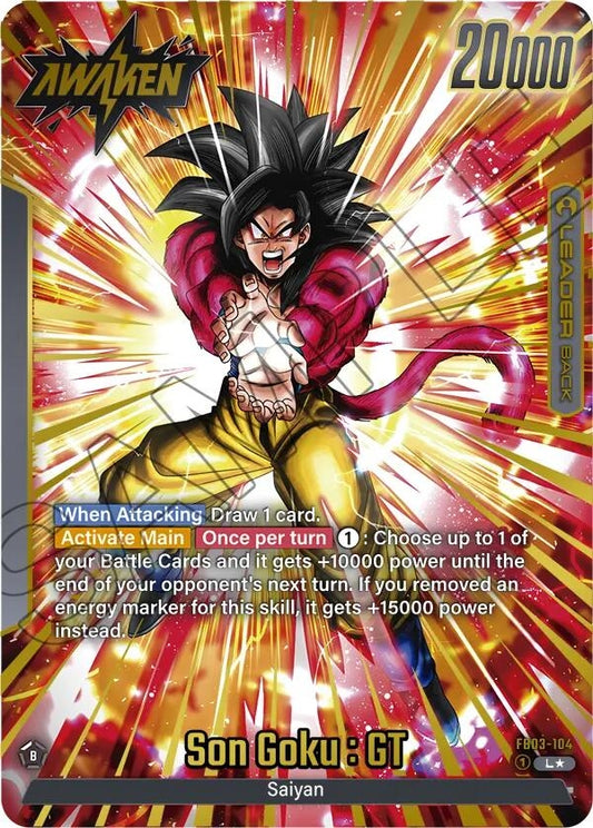 Image for Son Goku : GT - FB03-104 (Alternate Art) (FB03-104) - Dragon Ball Super: Fusion World
