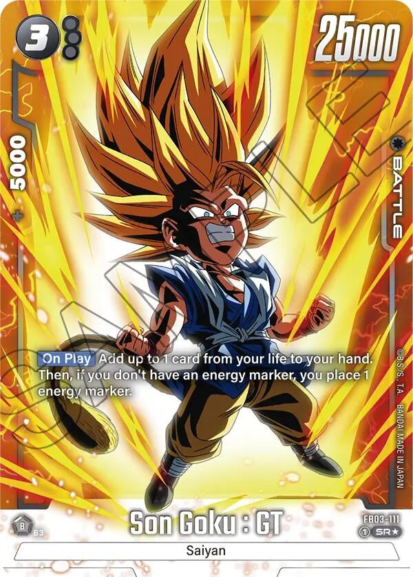Image for Son Goku : GT - FB03-111 (Alternate Art) (FB03-111) - Dragon Ball Super: Fusion World