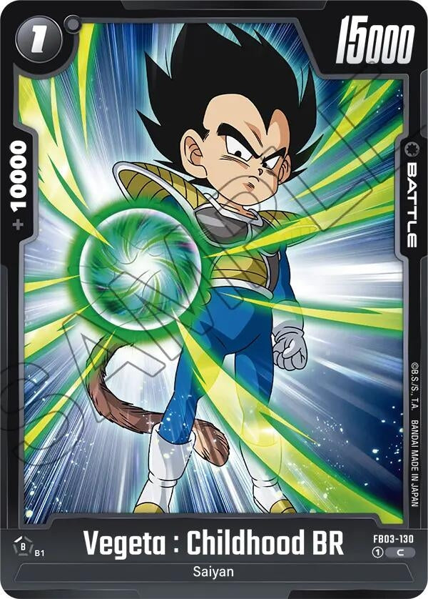 Image for Vegeta : Childhood BR (FB03-130) - Dragon Ball Super: Fusion World