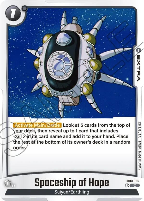 Image for Spaceship of Hope (FB03-136) - Dragon Ball Super: Fusion World
