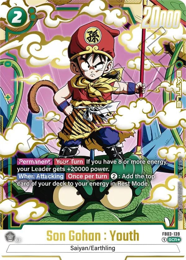 Image for Son Gohan : Youth - FB03-139 (Alternate Art) (FB03-139) - Dragon Ball Super: Fusion World