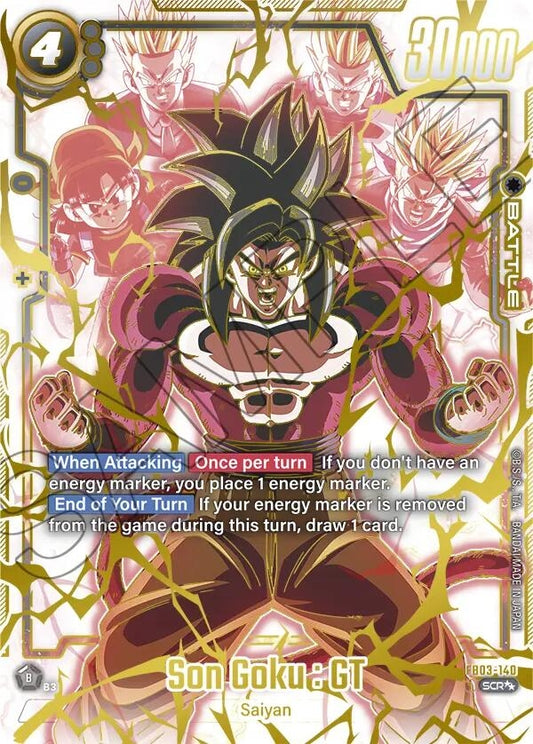 Image for Son Goku : GT - FB03-140 (Super Alternate Art) (FB03-140) - Dragon Ball Super: Fusion World