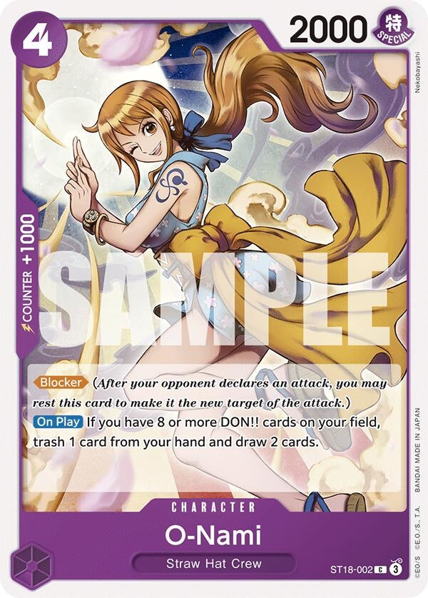 Image for O-Nami (ST18-002) (ST-18) - One Piece Card Game