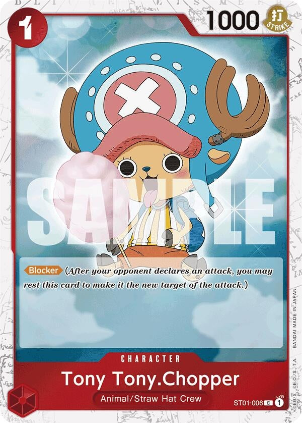 Image for Tony Tony.Chopper (ST01-006) (Jolly Roger Foil) (ST01-006) - One Piece Card Game