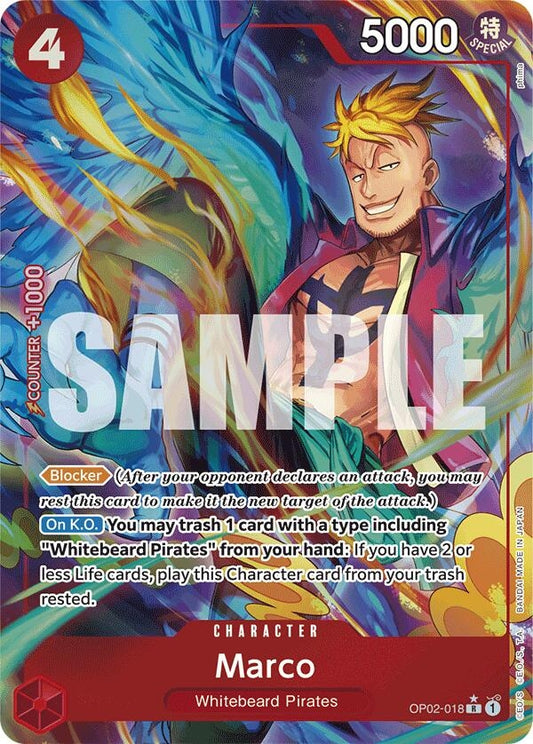 Image for Marco (Alternate Art) (OP02-018) - One Piece Card Game