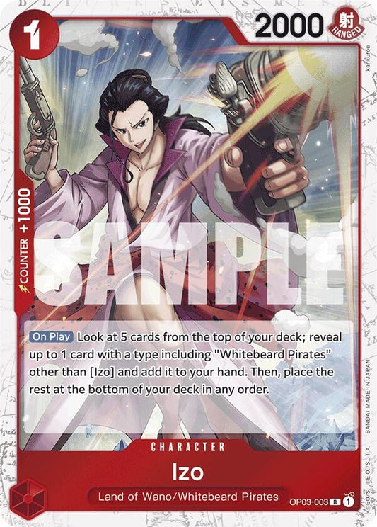 Image for Izo (OP03-003) (Jolly Roger Foil) (OP03-003) - One Piece Card Game