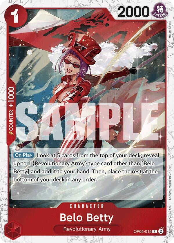 Image for Belo Betty (Jolly Roger Foil) (OP05-015) - One Piece Card Game