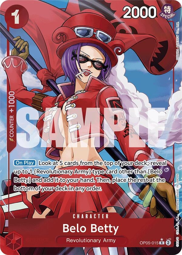 Image for Belo Betty (Alternate Art) (OP05-015) - One Piece Card Game