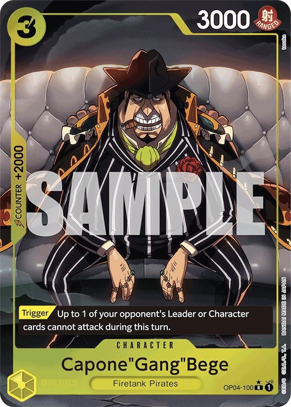Image for Capone"Gang"Bege (OP04-100) (Alternate Art) (OP04-100) - One Piece Card Game