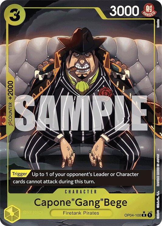 Image for Capone"Gang"Bege (OP04-100) (Alternate Art) (OP04-100) - One Piece Card Game