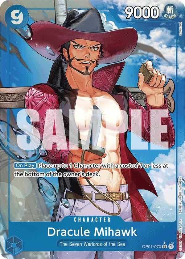 Image for Dracule Mihawk (OP01-070) (Alternate Art) (OP01-070) - One Piece Card Game
