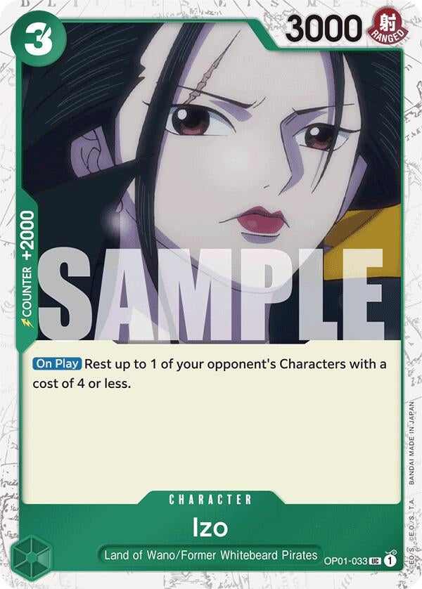 Image for Izo (OP01-033) (Jolly Roger Foil) (OP01-033) - One Piece Card Game