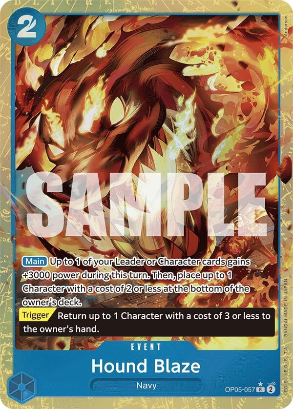Image for Hound Blaze (Alternate Art) (OP05-057) - One Piece Card Game