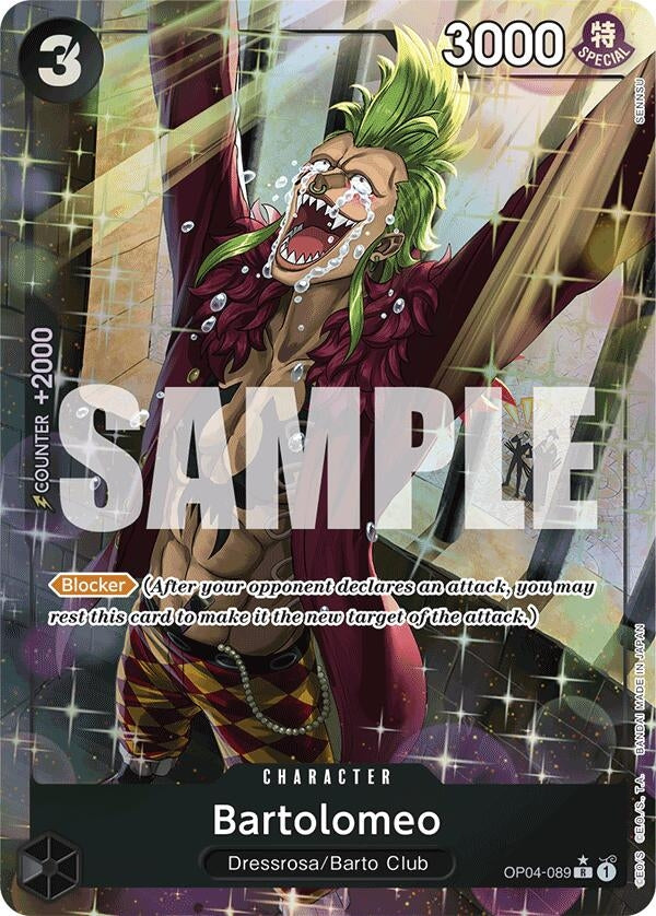 Image for Bartolomeo (OP04-089) (Alternate Art) (OP04-089) - One Piece Card Game
