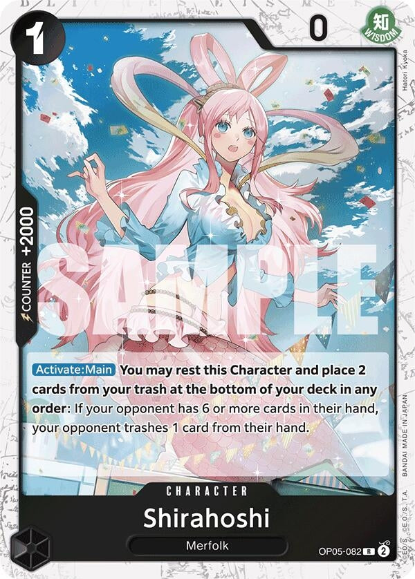 Image for Shirahoshi (OP05-082) (Jolly Roger Foil) (OP05-082) - One Piece Card Game