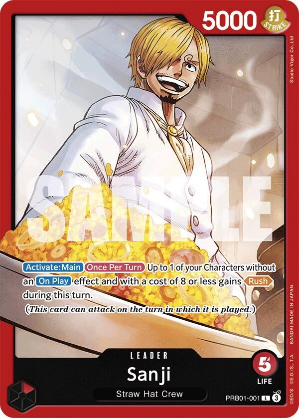 Image for Sanji (PRB01-001) (PRB01-001) - One Piece Card Game