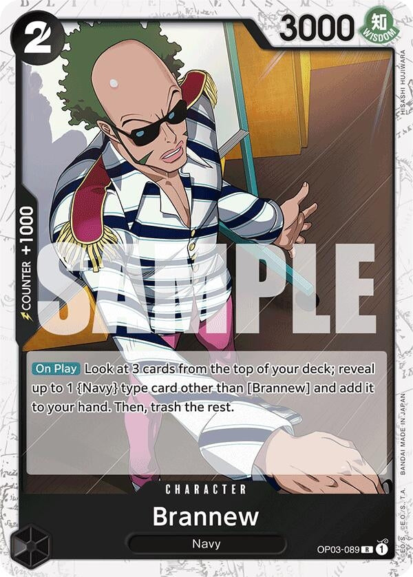 Image for Brannew (Jolly Roger Foil) (OP03-089) - One Piece Card Game