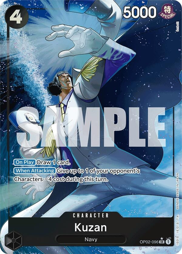 Image for Kuzan (OP02-096) (Alternate Art) (OP02-096) - One Piece Card Game