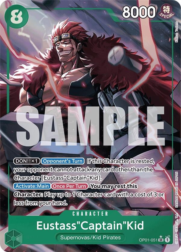 Image for Eustass"Captain"Kid (OP01-051) (Alternate Art) (OP01-051) - One Piece Card Game