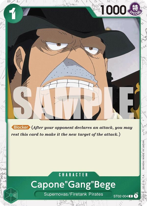 Image for Capone"Gang"Bege (ST02-004) (Jolly Roger Foil) (ST02-004) - One Piece Card Game