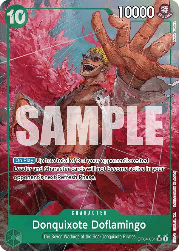 Image for Donquixote Doflamingo (Alternate Art) (OP04-031) - One Piece Card Game