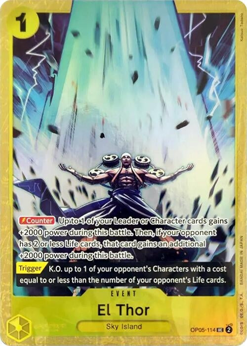 Image for El Thor (Premium Card Collection -Best Selection Vol. 2-) (OP05-114) - One Piece Card Game