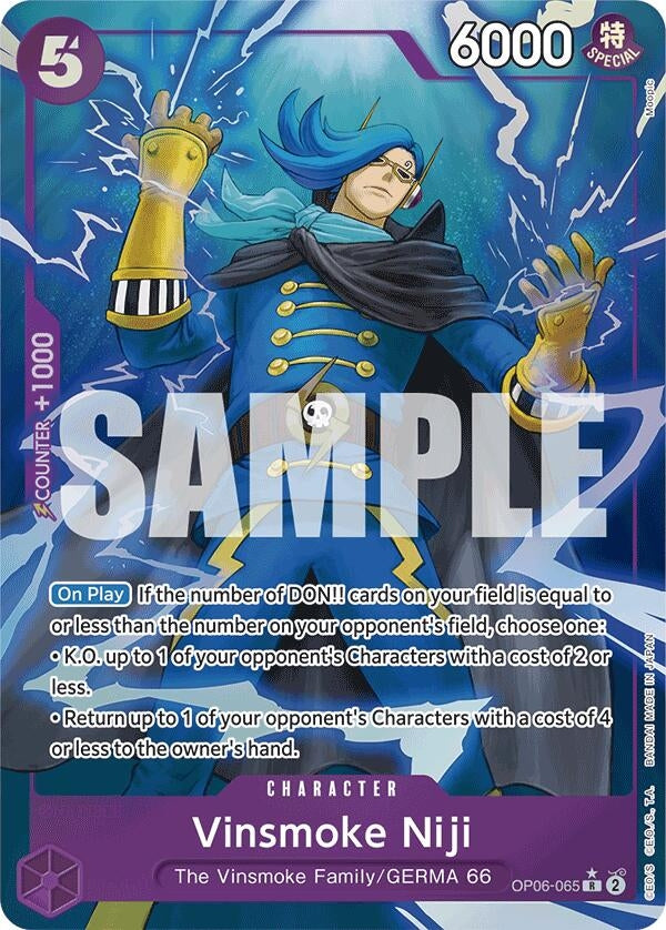 Image for Vinsmoke Niji (OP06-065) (Full Art) (OP06-065) - One Piece Card Game